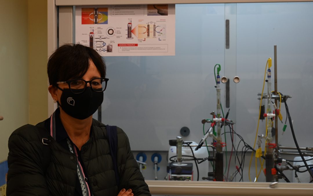 LA PRESIDENTE MARIA CHIARA CARROZZA IN VISITA AL CNR-IRSA DI ROMA MONTELIBRETTI.