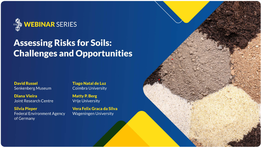 CNR-IRSA co-organizes the webinar “Assessing Risks for Soils: Challenges and Opportunities.