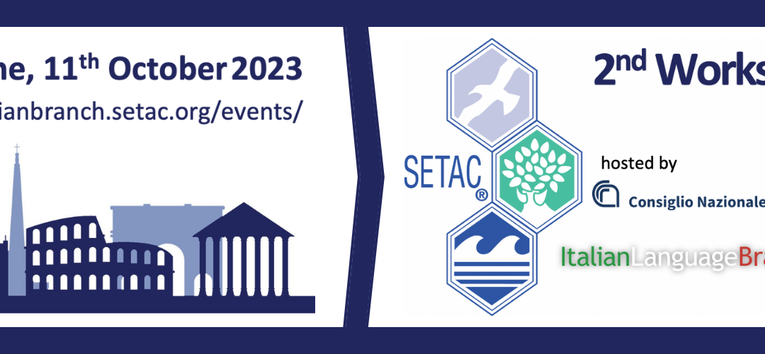Il CNR – IRSA partecipa alla organizzazione del 2° Seminario della SETAC ILB (Society of Environmental Toxicology and Chemistry – Italian branch) che si svolgerà a Roma