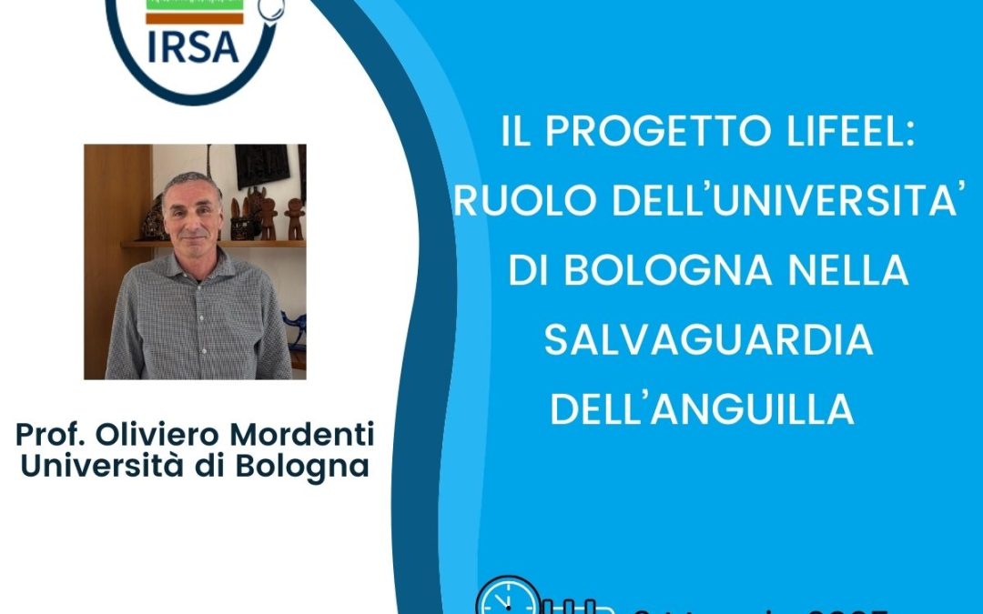 seminario “Il progetto LIFEEL: ruolo dell’Università di Bologna nella salvaguardia dell’anguilla