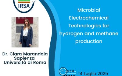 Seminario – Microbial Electrochemical Technologies for hydrogen and methane production